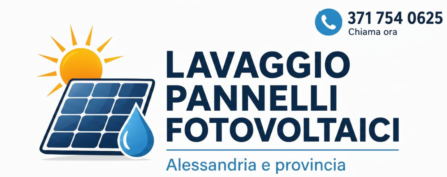 Lavaggio Pannelli Fotovoltaici Alessandria